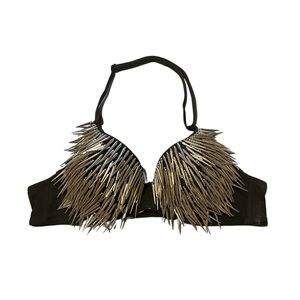 Heavy Metal Spiked Costume Bra